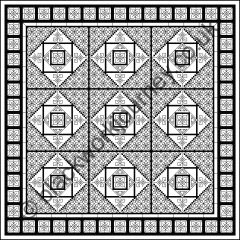 Grille CH31, Simple Squares